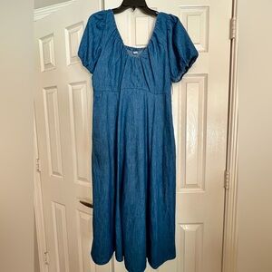 NWT! Blue Denim Dress